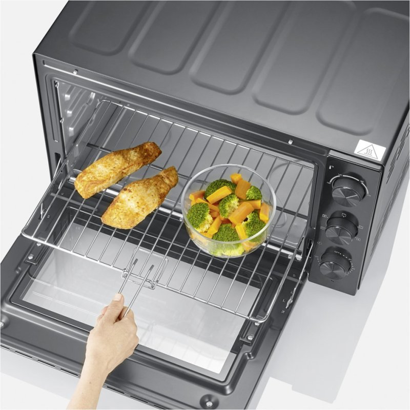 SEVERIN Back & Toast TO 2076, heteluchtfunctie, 46 liter, zwart